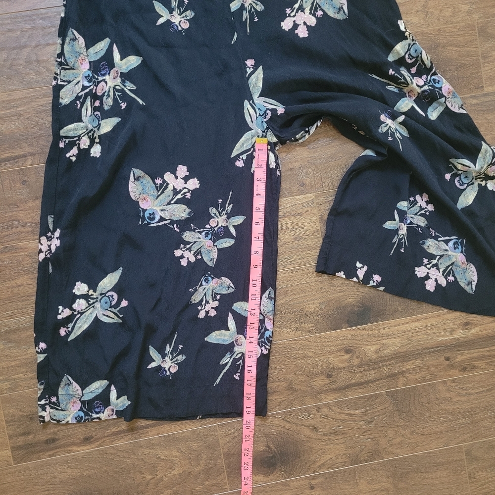 Free People Black Floral Jumpsuit - Picture 6 of 9